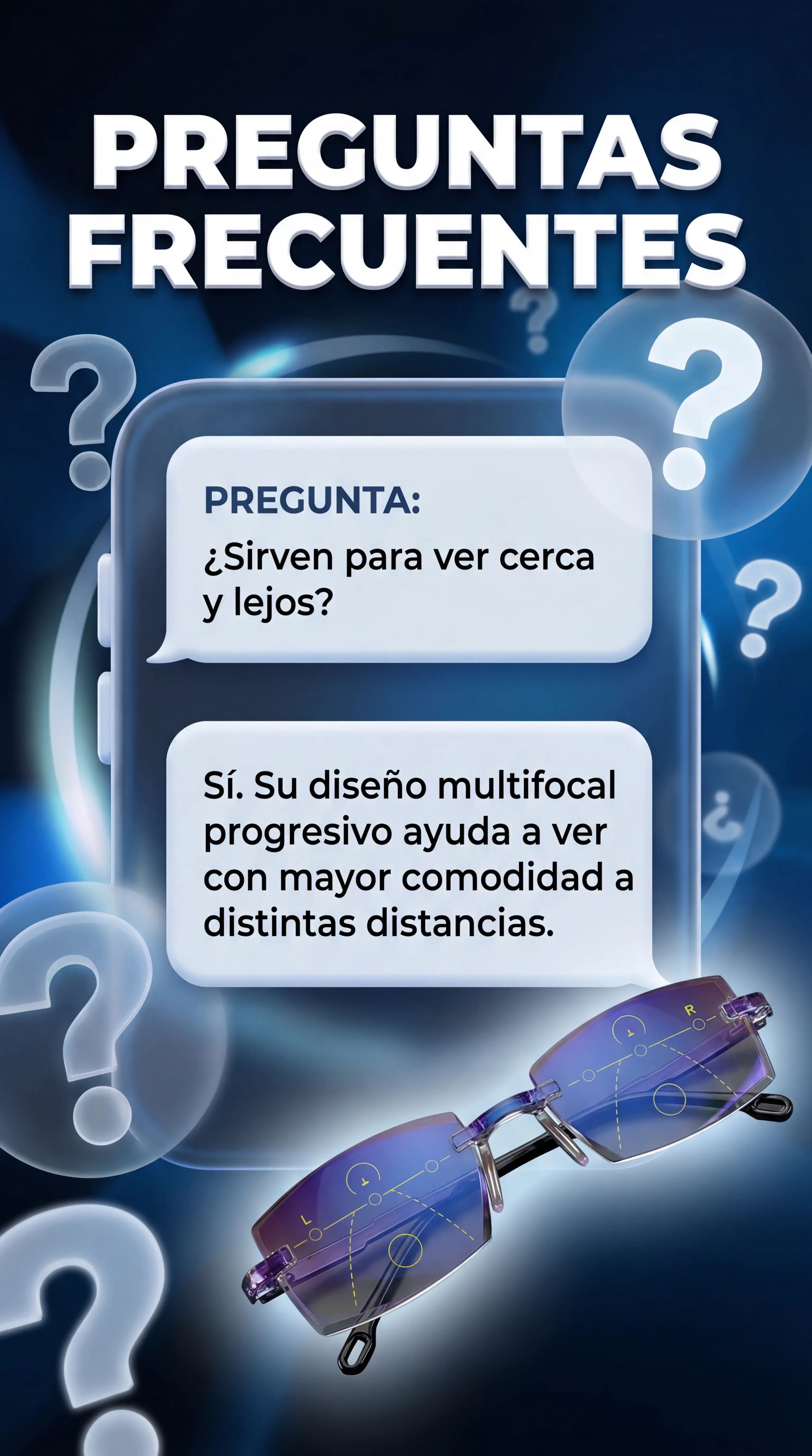 Gafas multifocales 2 en 1 con protección contra luz azul - eyeglasses pro